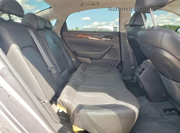 5NPE34AF3JH643941 2018 HYUNDAI SONATA Gray Вид задніх сидінь