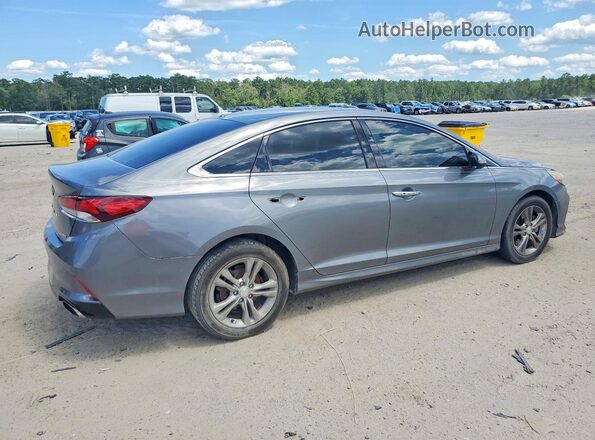 5NPE34AF3JH643941 2018 HYUNDAI SONATA Gray Задня права чверть