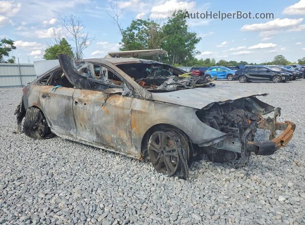 5NPE34AF3JH649030 2018 HYUNDAI SONATA White Delantero derecho