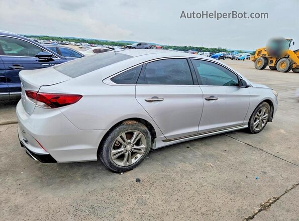 5NPE34AF3JH654051 2018 HYUNDAI SONATA Silver Rear right
