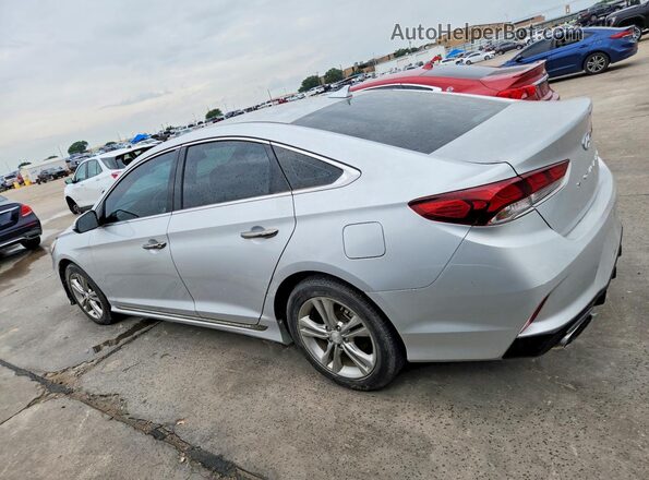5NPE34AF3JH654051 2018 HYUNDAI SONATA Silver Rear left