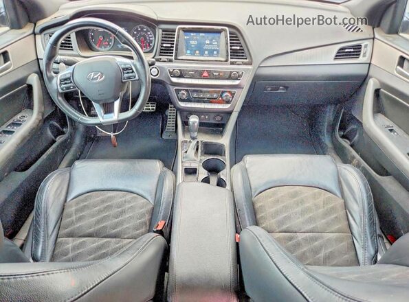 5NPE34AF3JH654051 2018 HYUNDAI SONATA Silver Dashboard view