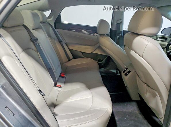 5NPE34AF3JH656673 2018 HYUNDAI SONATA Gray Вид задніх сидінь