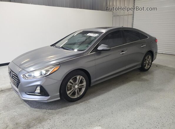 5NPE34AF3JH656673 2018 HYUNDAI SONATA Gray Панорамний вид салону 360°