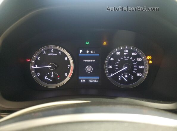 5NPE34AF3JH656673 2018 HYUNDAI SONATA Gray 