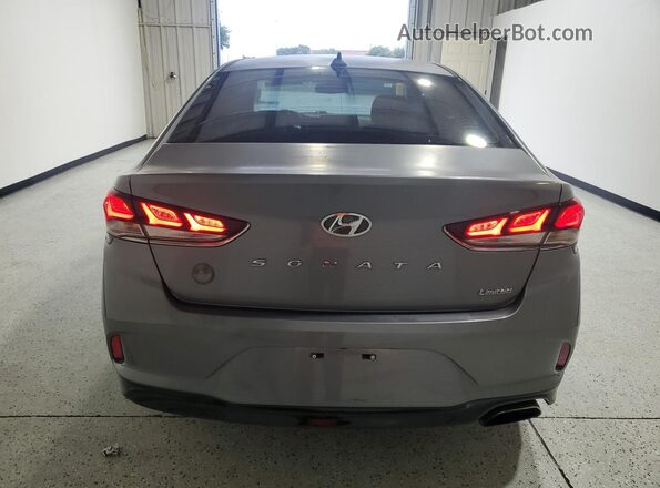 5NPE34AF3JH656673 2018 HYUNDAI SONATA Gray 