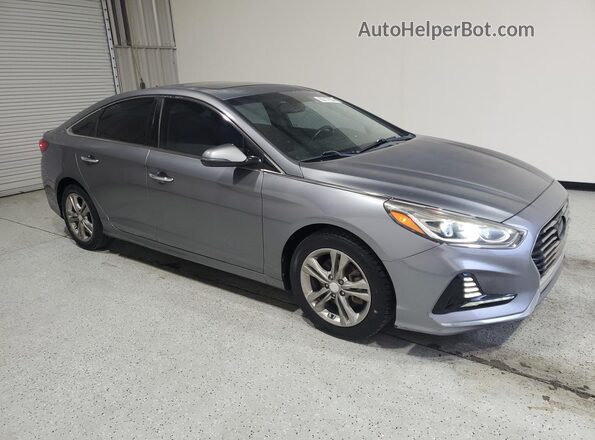 5NPE34AF3JH656673 2018 HYUNDAI SONATA Gray 