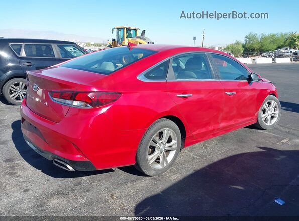 5NPE34AF3KH784011 2019 HYUNDAI SONATA Красный Задняя правая четверть
