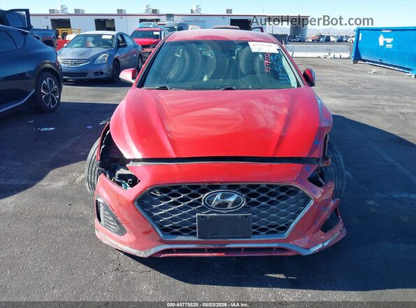 5NPE34AF3KH784011 2019 HYUNDAI SONATA Красный 