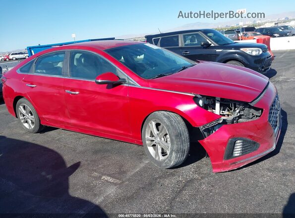 5NPE34AF3KH784011 2019 HYUNDAI SONATA Красный 