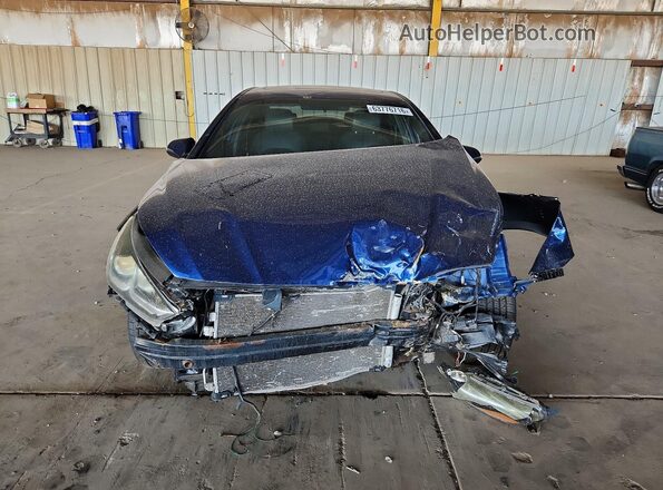 5NPE34AF3KH799477 2019 HYUNDAI SONATA Blue წინა ხედი