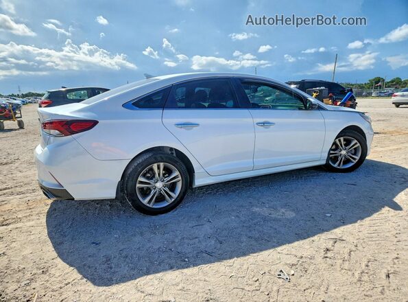 5NPE34AF3KH814561 2019 HYUNDAI SONATA Белый Задняя правая четверть