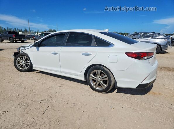 5NPE34AF3KH814561 2019 HYUNDAI SONATA Белый Задняя левая четверть