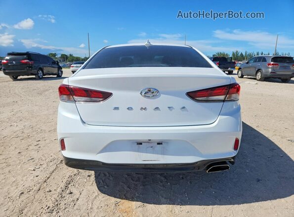5NPE34AF3KH814561 2019 HYUNDAI SONATA Белый Вид сзади