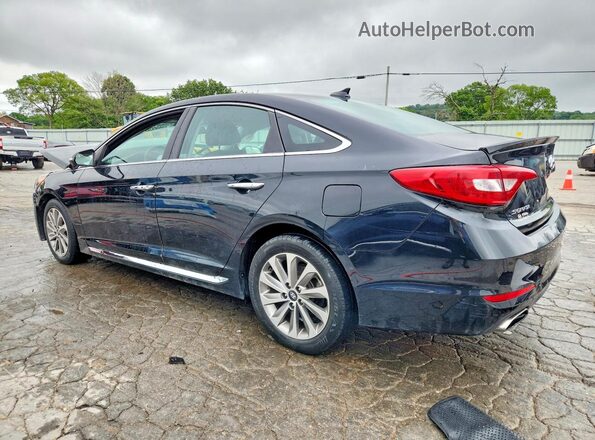 5NPE34AF4GH369318 2016 HYUNDAI SONATA Black Tył lewy