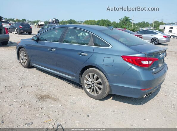5NPE34AF4GH380027 2016 HYUNDAI SONATA Light Blue Tył lewy
