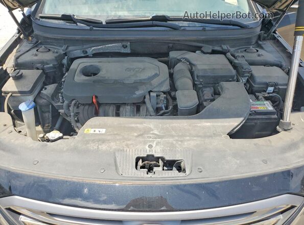 5NPE34AF4GH380335 2016 HYUNDAI SONATA Black Rear interior view