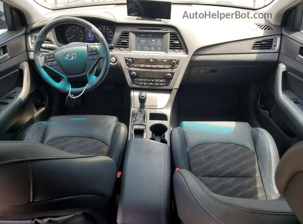 5NPE34AF4GH380335 2016 HYUNDAI SONATA Black Dashboard view