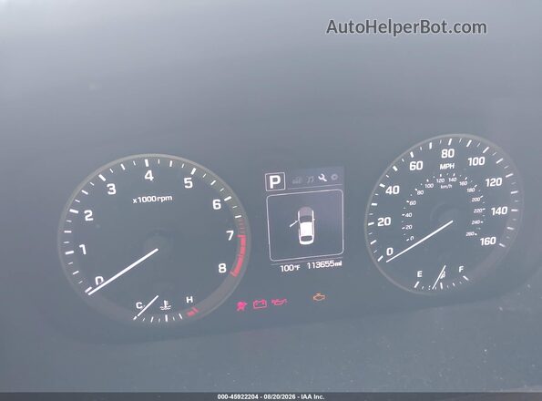 5NPE34AF4GH392047 2016 HYUNDAI SONATA Dark Brown Вид задних сидений