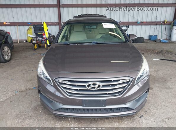 5NPE34AF4GH392047 2016 HYUNDAI SONATA Dark Brown Вид щитка приборов