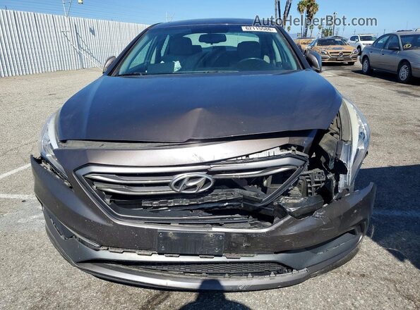 5NPE34AF4GH393330 2016 HYUNDAI SONATA Gray Vista frontal
