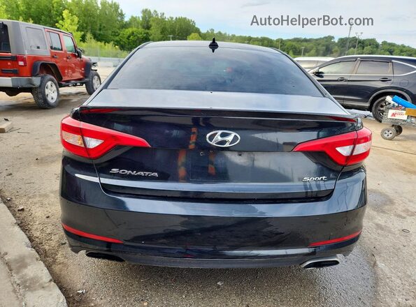 5NPE34AF4GH394364 2016 HYUNDAI SONATA Black Vista trasera
