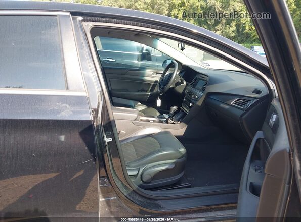 5NPE34AF4GH433597 2016 HYUNDAI SONATA Черный Вид салона спереди