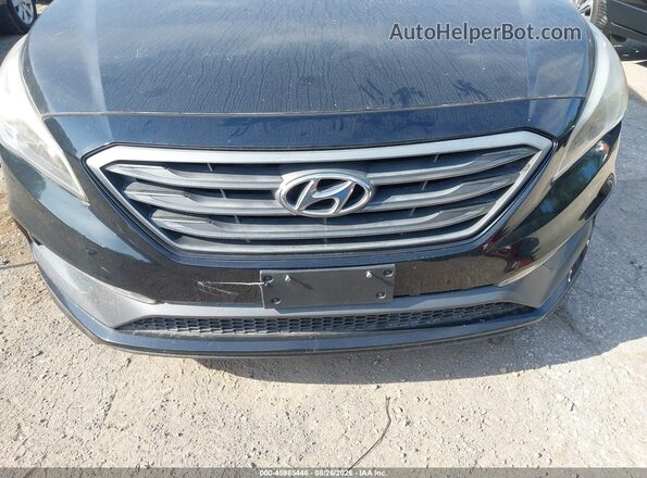 5NPE34AF4GH433597 2016 HYUNDAI SONATA Черный Вид спереди