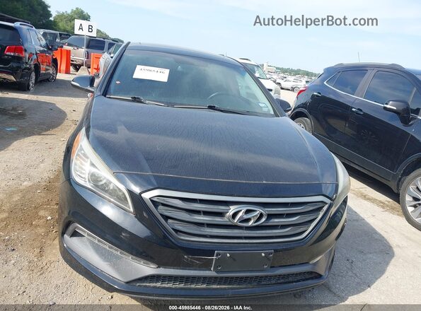 5NPE34AF4GH433597 2016 HYUNDAI SONATA Черный Вид щитка приборов