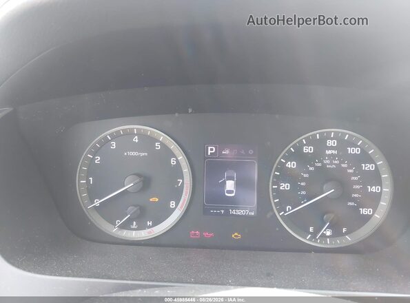 5NPE34AF4GH433597 2016 HYUNDAI SONATA Черный Вид задних сидений
