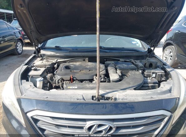5NPE34AF4GH433597 2016 HYUNDAI SONATA Черный Вид сзади