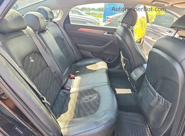5NPE34AF4HH449574 2017 HYUNDAI SONATA Черный Вид задних сидений