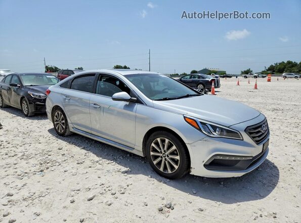 5NPE34AF4HH499987 2017 HYUNDAI SONATA Silver Առջևի աջ