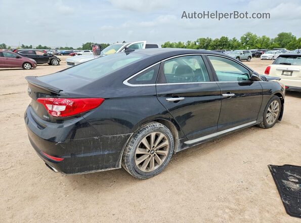 5NPE34AF4HH528582 2017 HYUNDAI SONATA Black Rear right