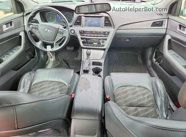 5NPE34AF4HH528582 2017 HYUNDAI SONATA Black Dashboard view