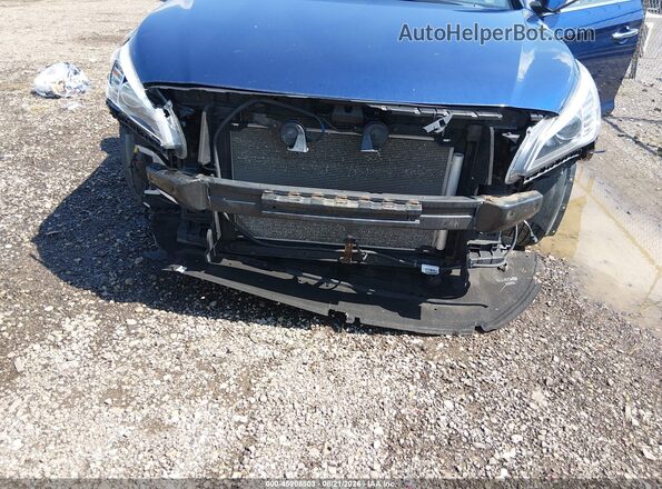 5NPE34AF4HH548217 2017 HYUNDAI SONATA Синий Вид спереди