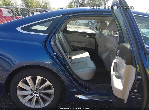 5NPE34AF4HH548217 2017 HYUNDAI SONATA Синий Вид наклейки с VIN-кодом
