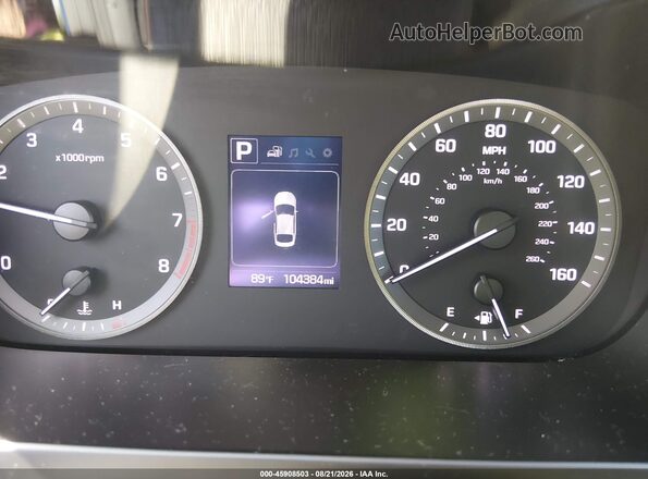 5NPE34AF4HH548217 2017 HYUNDAI SONATA Синий Вид задних сидений