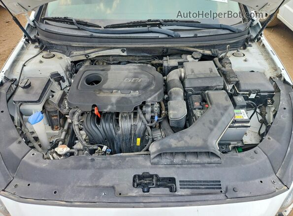 5NPE34AF4JH610091 2018 HYUNDAI SONATA White Vista interior trasera