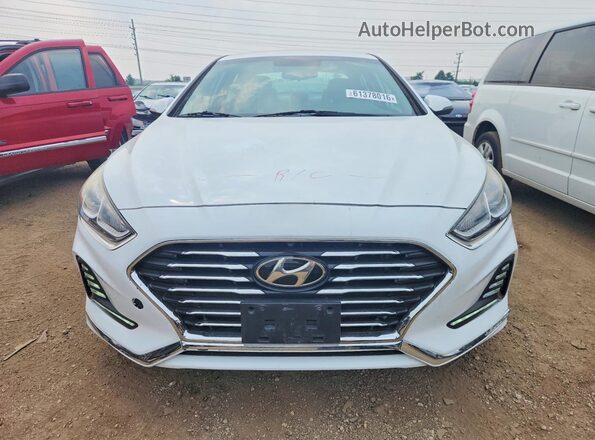 5NPE34AF4JH610091 2018 HYUNDAI SONATA White Vista frontal