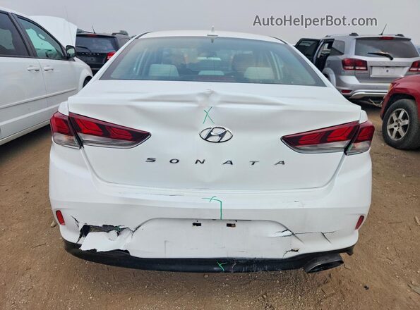 5NPE34AF4JH610091 2018 HYUNDAI SONATA White Vista trasera