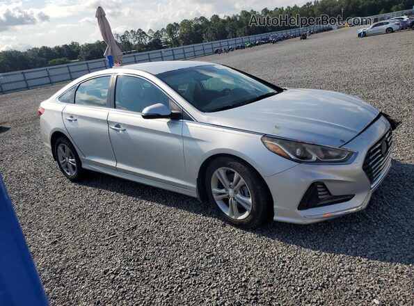 5NPE34AF4JH613265 2018 HYUNDAI SONATA Silver Przód prawy