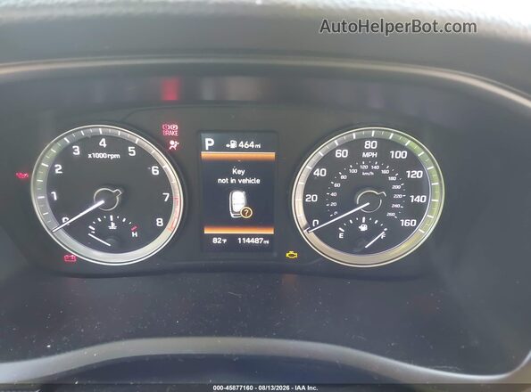 5NPE34AF4JH632141 2018 HYUNDAI SONATA Silver Հետևի նստատեղերի տեսք