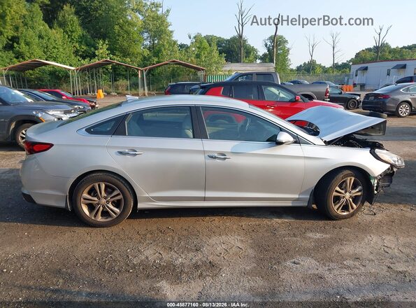 5NPE34AF4JH632141 2018 HYUNDAI SONATA Silver Սարքավորումների վահանակի տեսք