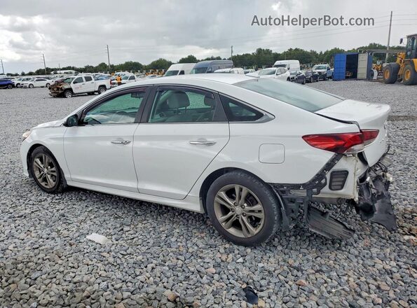 5NPE34AF4JH635900 2018 HYUNDAI SONATA White Задня ліва чверть
