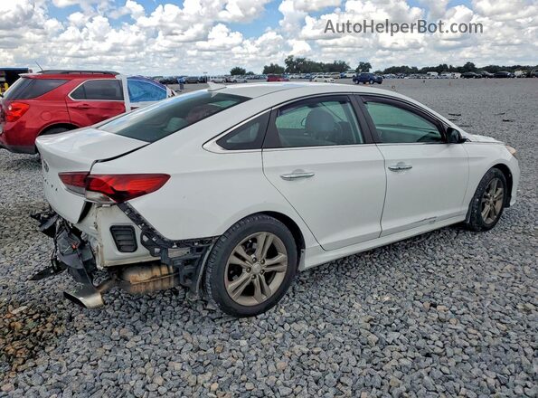 5NPE34AF4JH635900 2018 HYUNDAI SONATA White Задня права чверть