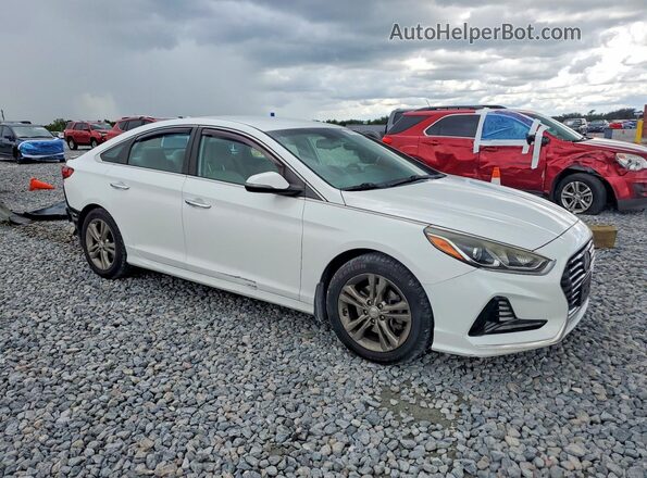 5NPE34AF4JH635900 2018 HYUNDAI SONATA White Передня права чверть