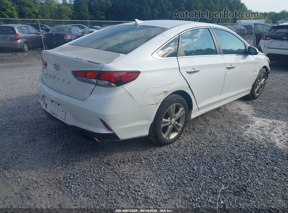 5NPE34AF4JH657234 2018 HYUNDAI SONATA White Trasero derecho