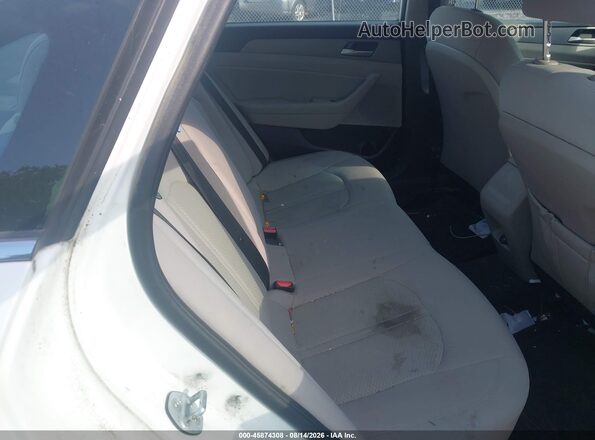 5NPE34AF4JH657234 2018 HYUNDAI SONATA White Vista de la etiqueta del VIN