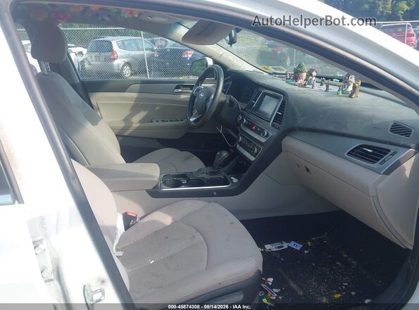 5NPE34AF4JH657234 2018 HYUNDAI SONATA White Vista interior delantera